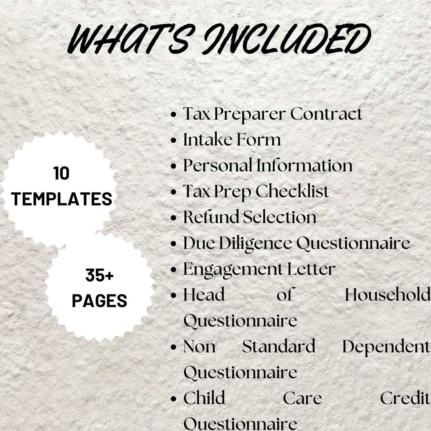 Tax Preparer Forms Bundle Editable Tax Preparer Intake Form Printable Tax Preparer Checklist Tax Office Forms Tax Preparers Forms Template