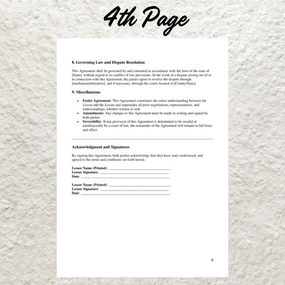 Teepee Rental Agreement Template Editable Teepee Rental Contract Printable Teepee Rental Terms Sleepover Party Rental Agreement Teepee Form