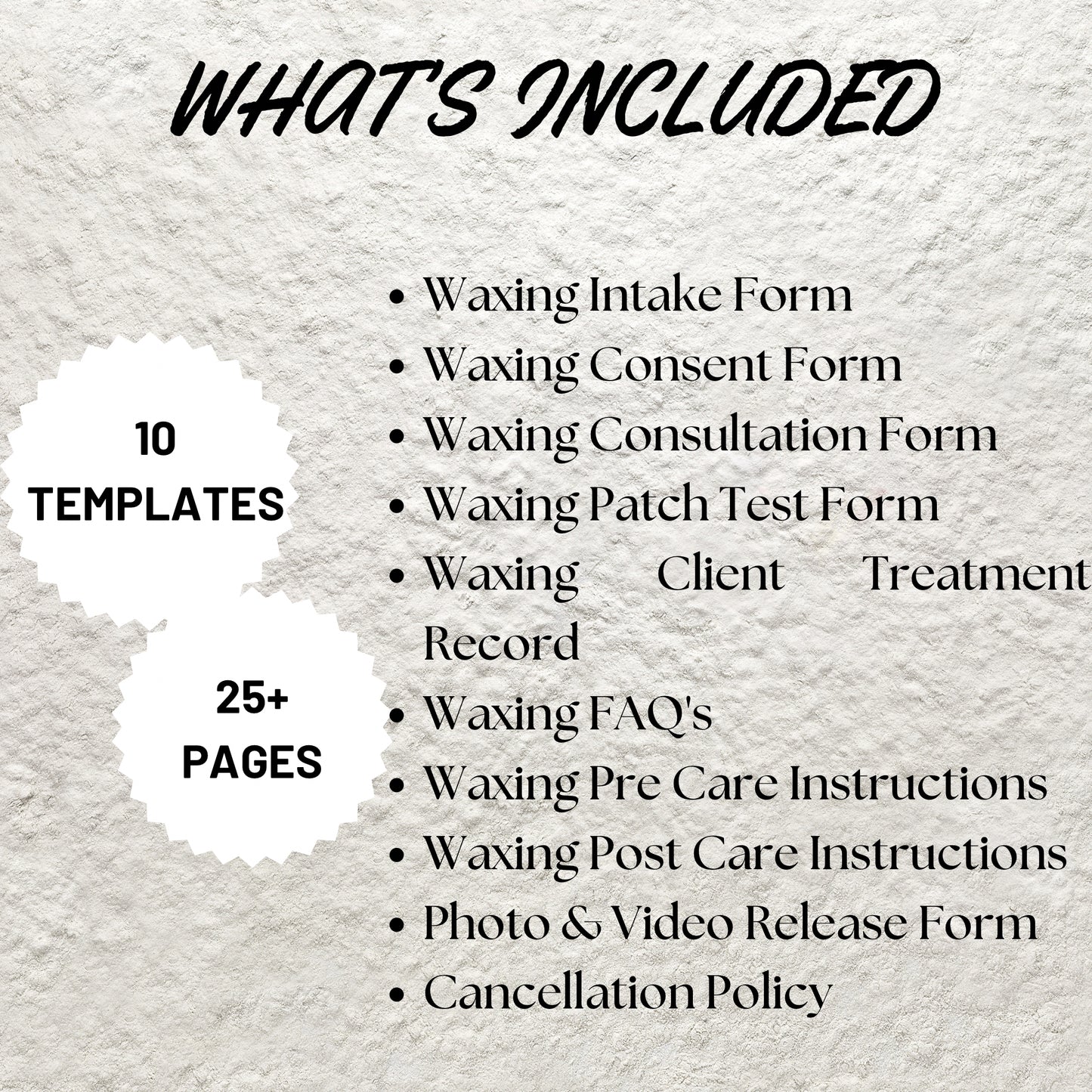 Waxing Treatment Forms Bundle Editable Waxing Consent Form Printable Waxing Consultation Form Waxing Intake Esthetician Forms Templates