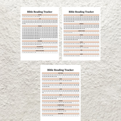 Bible Reading Tracker Printable Bible Reading Plan Checklist Daily Bible Reading Log Bible Study Christian Faith Planner Scripture Reading