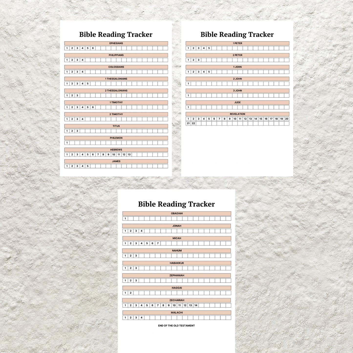 Bible Reading Tracker Printable Bible Reading Plan Checklist Daily Bible Reading Log Bible Study Christian Faith Planner Scripture Reading