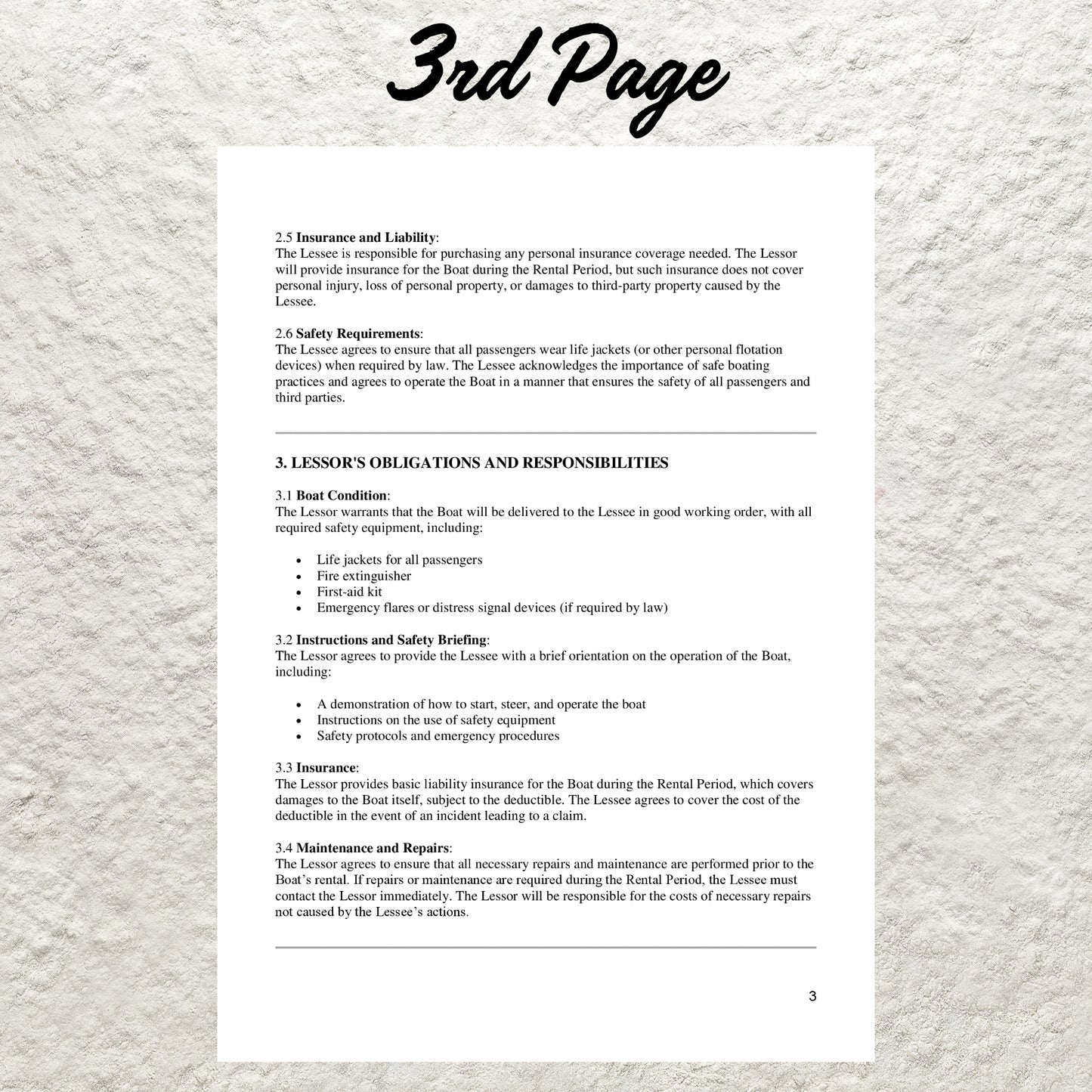 Boat Rental Agreement Template Editable Boat Rental Contract Printable Boat Lease Agreement Yacht Rental Agreement Boat Nautical Contract