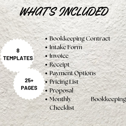 Bookkeeping Services Forms Bundle Editable Bookkeeping Service Contract Freelance Bookkeeper Business Forms Bookkeeping Agreement Templates