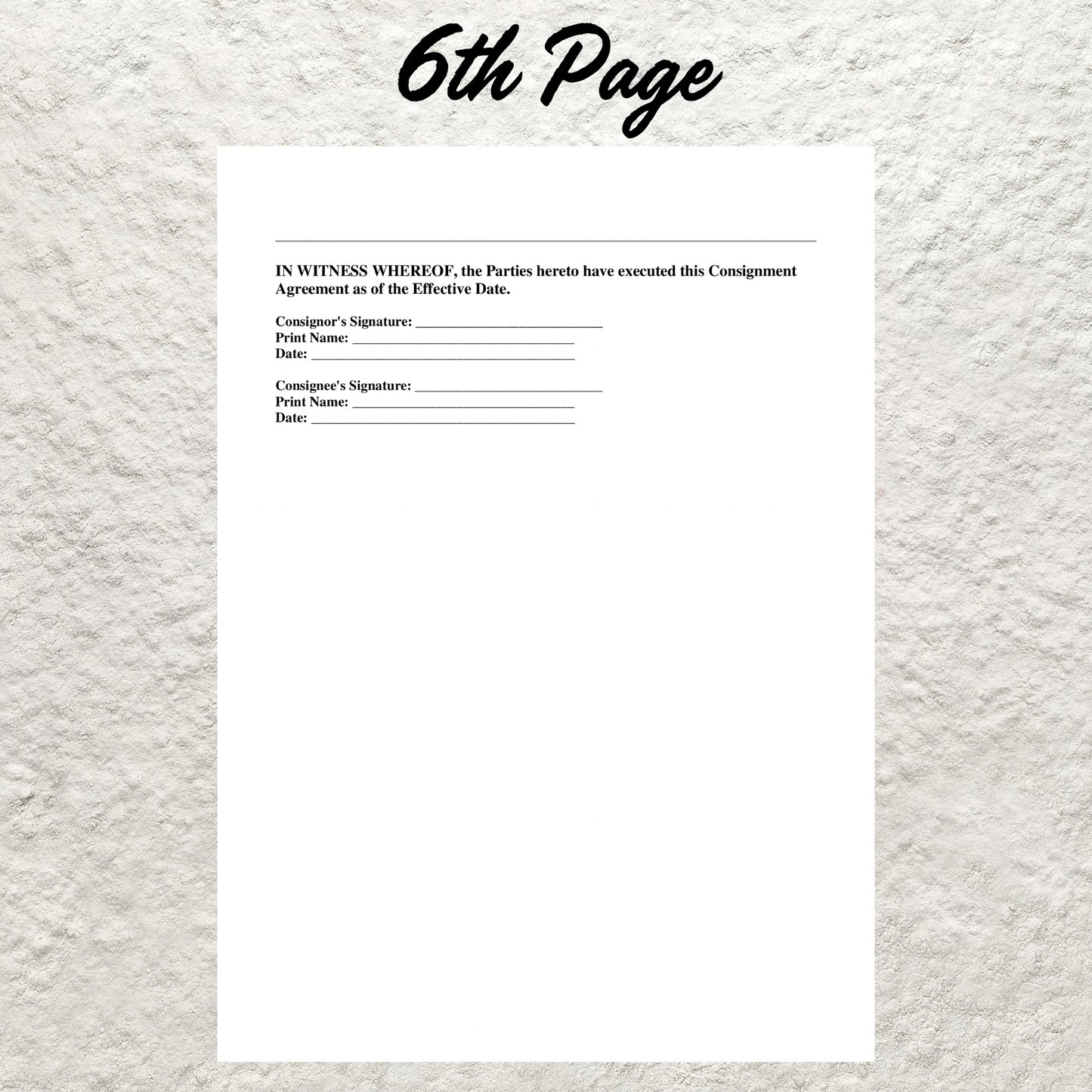 Consignment Contract Template Editable Professional Consignment Shop Agreement Printable Reseller Consignment Store Agreement Terms Form