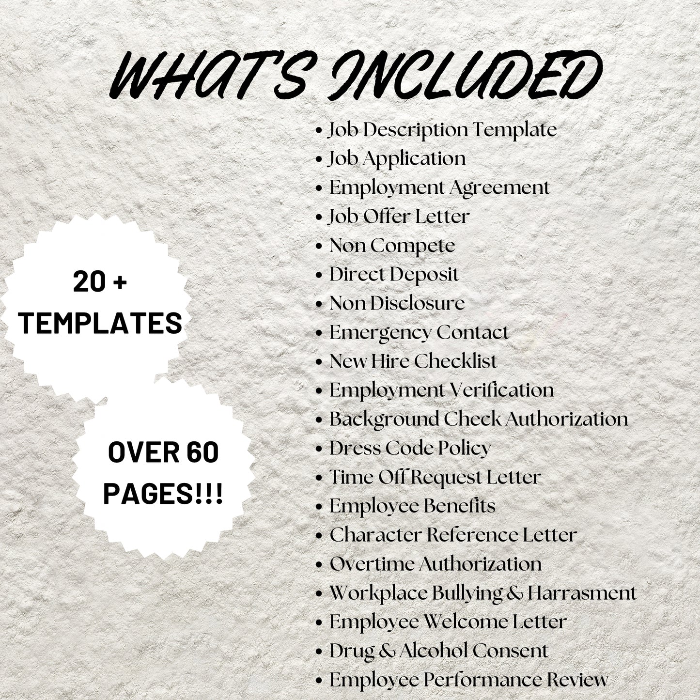 Employee Onboarding Bundle Templates Editable New Hire Form Packet Printable New Employee HR Onboarding Checklist New Hire Paperwork Forms