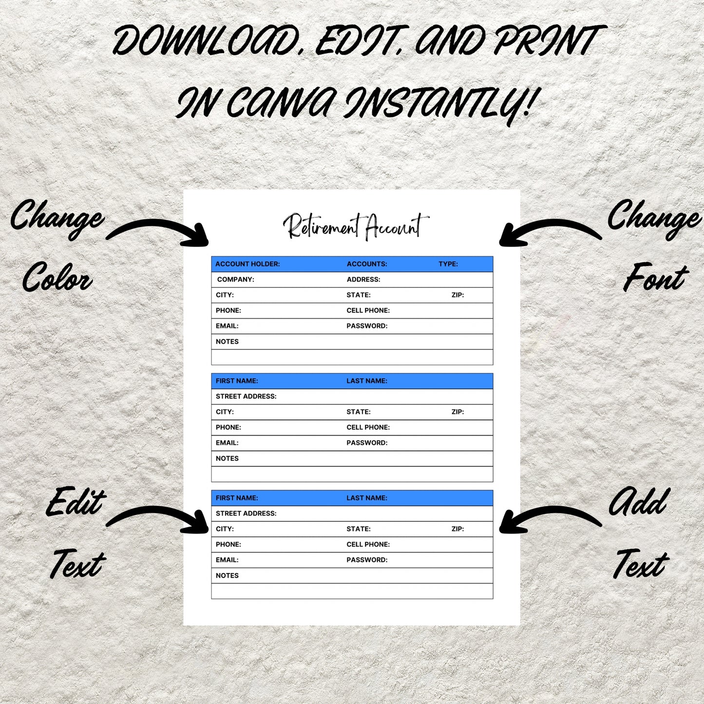 End of Life Planner Template Just In Case of Emergency What If Binder Household Life Binder Final Preparations Last Wishes Funeral Planning