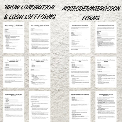 Esthetician Forms Template Bundle Editable Esthetician Intake Form Printable Esthetician Consent Form Esthetician Consultation Form Med Spa