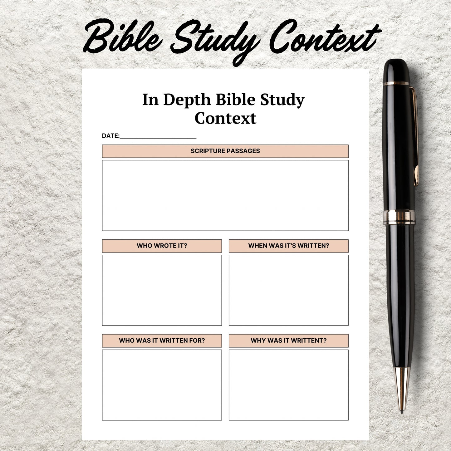 In Depth Bible Study Bundle Printable Bible Study Worksheet Bible Study Journal Devotional Journal Prayer Journal Topical Bible Study Tools