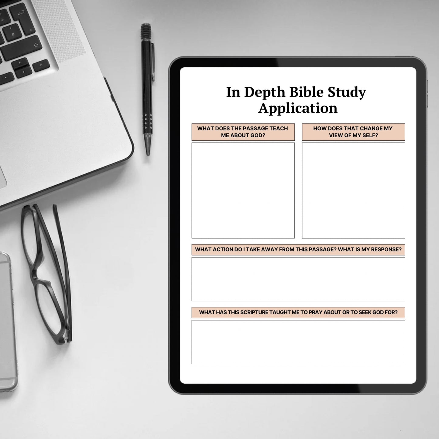 In Depth Bible Study Bundle Printable Bible Study Worksheet Bible Study Journal Devotional Journal Prayer Journal Topical Bible Study Tools