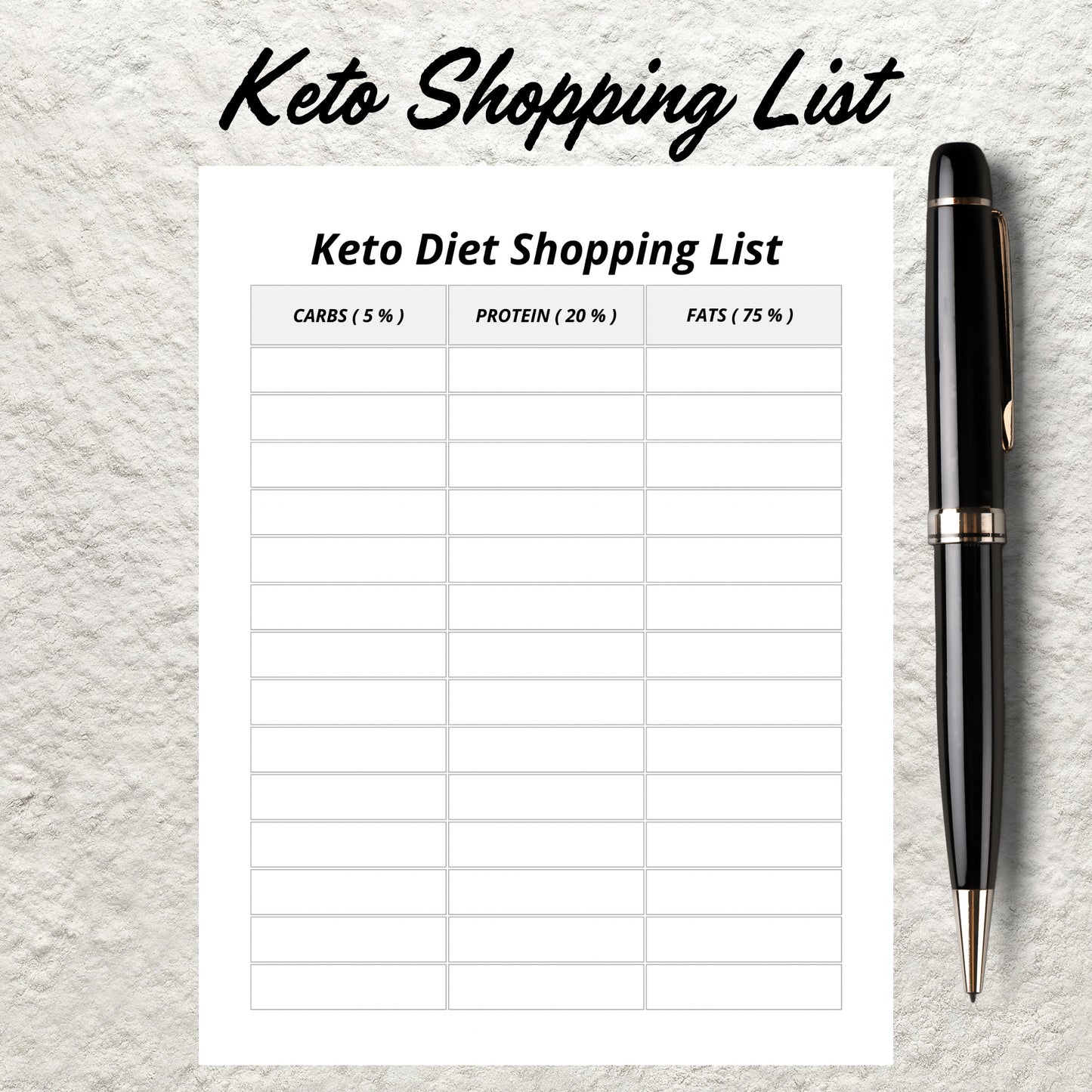 Keto Food List Printable Keto Grocery Shopping List Low Carb Food List Keto Tracker Meal Planner Keto Snack List Meal Plan Food Guide