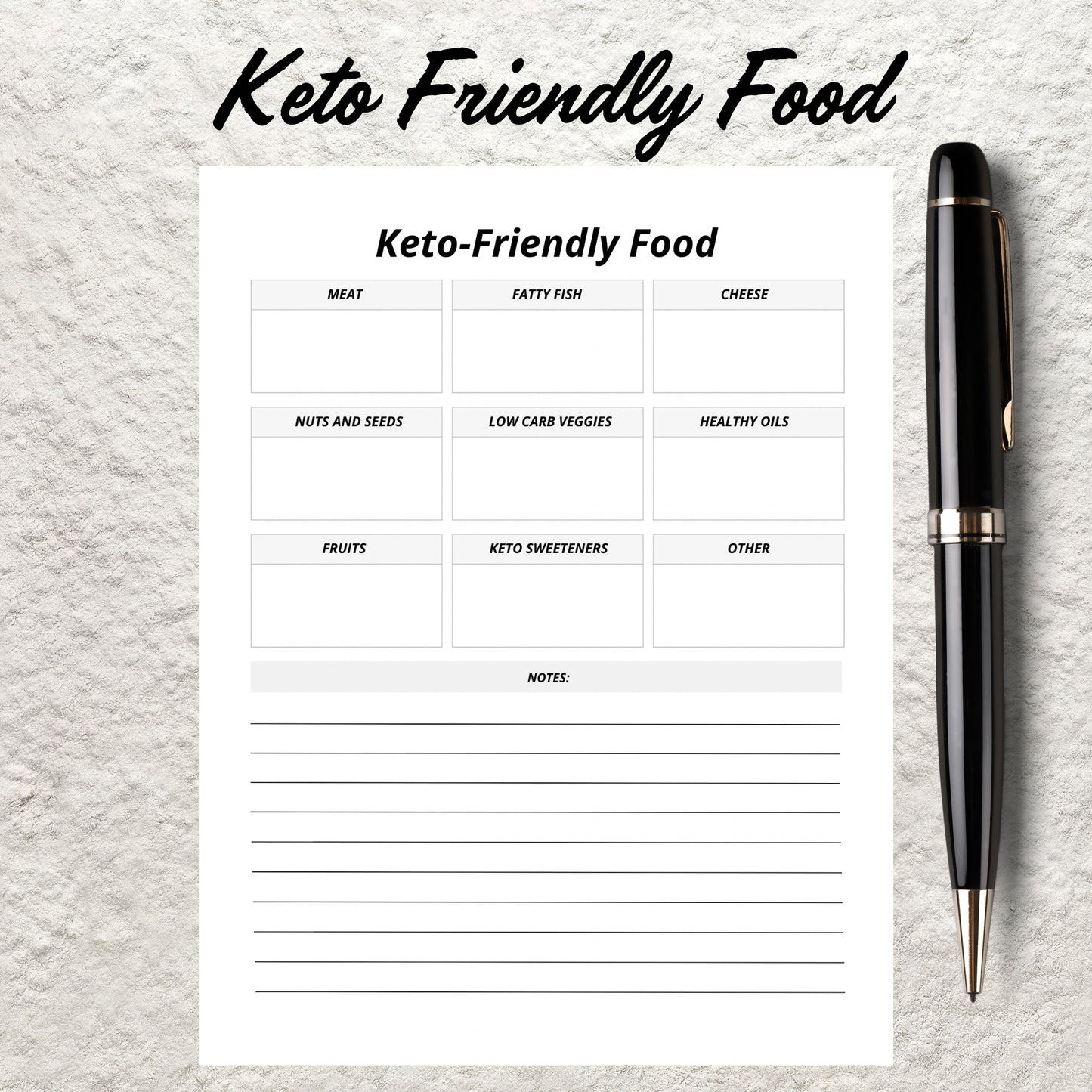 Keto Food List Printable Keto Grocery Shopping List Low Carb Food List Keto Tracker Meal Planner Keto Snack List Meal Plan Food Guide