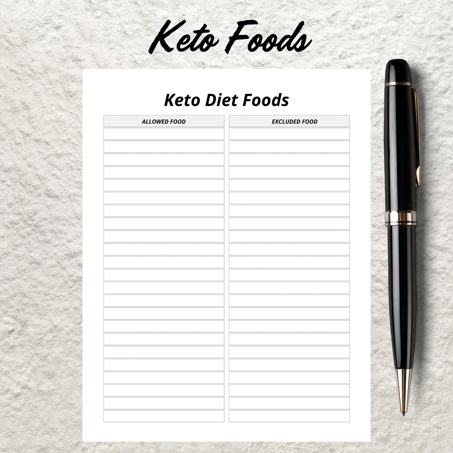 Keto Food List Printable Keto Grocery Shopping List Low Carb Food List Keto Tracker Meal Planner Keto Snack List Meal Plan Food Guide