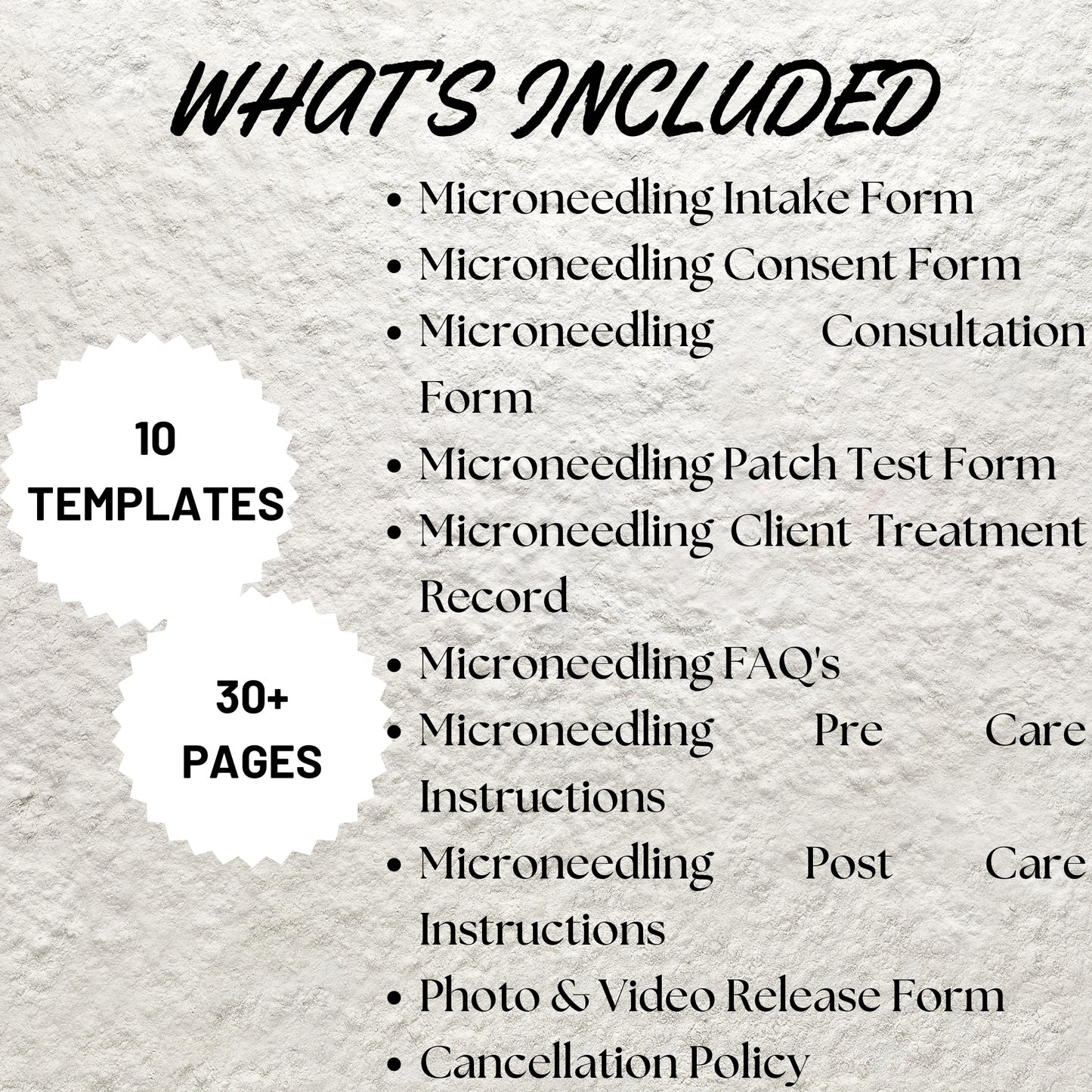 Microneedling Forms Bundle Editable Microneedling Consent Form Microneedling Client Intake Form Microneedling Consultation Esthetician Forms