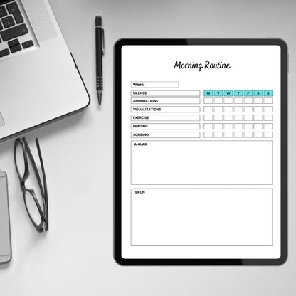 Morning and Evening Routine Checklist Printable Morning and Night Daily Routine Template Planner Daily Routine Tracker Bedtime Routine Chart