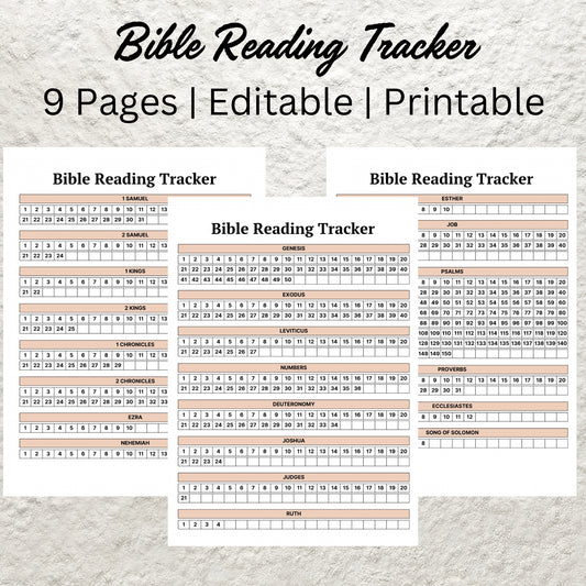 Printable Reading Tracker Template Editable Reading Log Book Reading List Books To Read Book Log TBR Book Reading Checklist Planner PDF