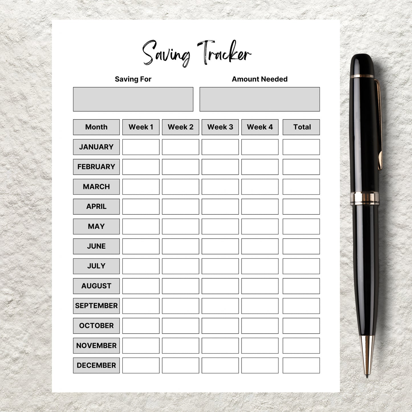 Savings Tracker Printable Sinking Funds Tracker Savings Tracker Template Savings Log Sheet Money Finance Planner Savings Goal Challenge